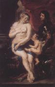 Peter Paul Rubens Venus,Mars and Cupid (mk01) oil painting on canvas